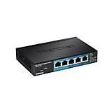 Trendnet - TPE-P521ES - Netwerkschakelaar - Zwart - 5-poorts Gigabit PoE+ EdgeSmart Switch