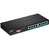TRENDnet - TPE LG80 - Switch - Onbeheerd - 8 x 10/100/1000 (PoE+) - Desktop