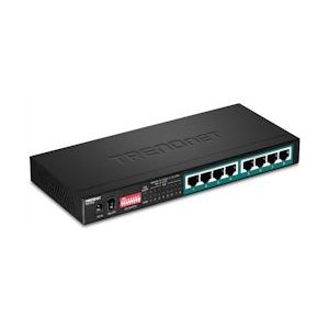 TRENDnet - TPE LG80 - Switch - Onbeheerd - 8 x 10/100/1000 (PoE+) - Desktop
