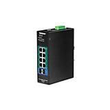 Trendnet - TI-PG102i - Netwerkschakelaar - Zwart - 10 Poorten, 240 Watt PoE+, IP30 Behuizing