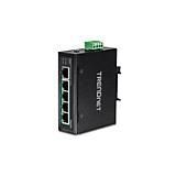 Trendnet - TI-PE50 - Schakelaar - Zwart - 5 Havens - PoE+