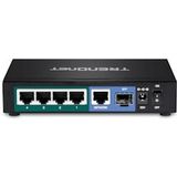 Trendnet - TPE-TG611 - Netwerkschakelaar - Zwart - 6-poorts Gigabit PoE+ Switch