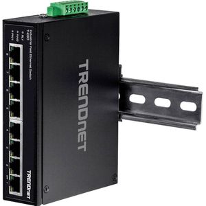 Trendnet - TI-E80 - Netwerkschakelaar - Zwart - 8 Fast Ethernet Poorten - Switching-capaciteit 1,6 Gbit/s