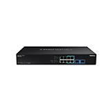 TRENDnet TPE BG102G - Switch - onbeheerd - 8 x 10/100/1000 (PoE++) + 4 x 10/100/1000 (PoE+) + 2 x SFP - rack-uitvoering - PoE++ (240 W) - 100 - 240 V wisselstroom - TAA Compliant