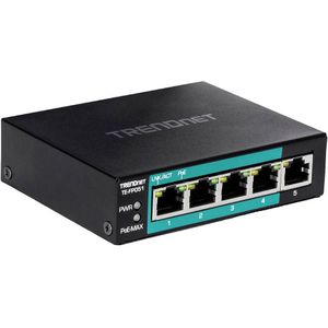 5-PORT SNELLE EN LANGE RANGE POE+ SCHAKELAAR
