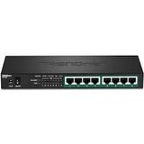 Trendnet - TPE-TG84 - 8-Poorts KVM-Switch - Zwart - 120W PoE Vermogensbudget