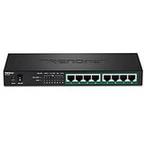 Trendnet - TPE-TG84 - 8-Poorts KVM-Switch - Zwart - 120W PoE Vermogensbudget