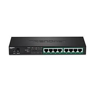 Trendnet - TPE-TG84 - 8-Poorts KVM-Switch - Zwart - 120W PoE Vermogensbudget