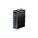 Trendnet - Industrieel Ethernet Switch - Zwart - Metalen Behuizing - 6 Havens