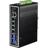 Trendnet - Industrieel Ethernet Switch - Zwart - Metalen Behuizing - 6 Havens