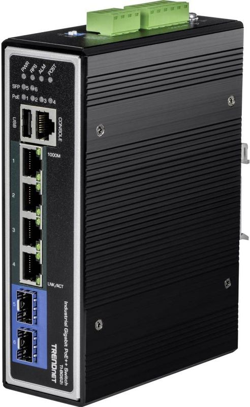 Trendnet TI-BG62I netwerk-switch Managed L2+ Gigabit Ethernet (10/100/1000) Power over Ethernet (PoE