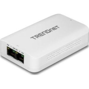 TRENDNET - TPE-BE200 - PoE++ Extender - Geen Kleur - 2-poorts Gigabit, Totale Afstand 200m, Ondersteunt PoE++ (60W)
