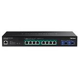 Trendnet 10-Port Multi-Gig Web Smart PoE+ Switch - 2 SFP+ Poorten