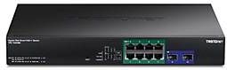 Trendnet - 10-poorts Gigabit Web Smart Switch - Zwart - 10 Poorten