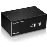 Trendnet - TK-240DP - KVM Switch - Zwart - Dual Monitor - 4K UHD