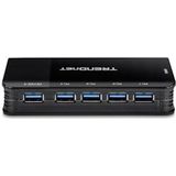 Trendnet - TK-U404 - KVM Schakelaar - Zwart - 4-poorts USB 3.1