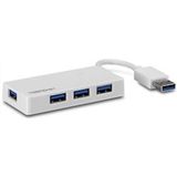 TRENDnet - TU3-H4E - 4-poorts USB 3.0 Minihub - Grijs