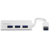 TRENDnet - TU3-H4E - 4-poorts USB 3.0 Minihub - Grijs