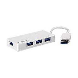 TRENDnet - TU3-H4E - 4-poorts USB 3.0 Minihub - Grijs