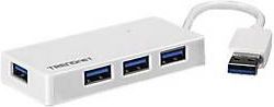 TRENDnet TU3 H4E - Hub - 4 x SuperSpeed USB 3.0 - desktop