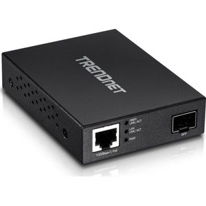 Trendnet - TFC-PGSFP - Media Converter - Zwart - Glasvezel - 2000 Mbit/s