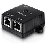 TRENDNET - TPE-113GI - Gigabit PoE Injector - Zwart - Kunststof