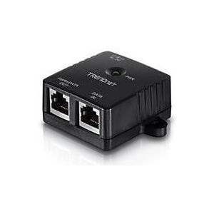 TRENDNET - TPE-113GI - Gigabit PoE Injector - Zwart - Kunststof