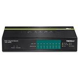 Trendnet - TPE-TG80g - Netwerkschakelaar - Zwart - 8-poorts Gigabit PoE+ Switch