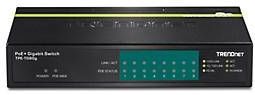 Trendnet - TPE-TG80g - Netwerkschakelaar - Zwart - 8-poorts Gigabit PoE+ Switch