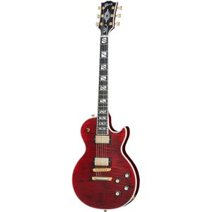 Gibson Les Paul Supreme Wine Red elektrische gitaar met hardshell case