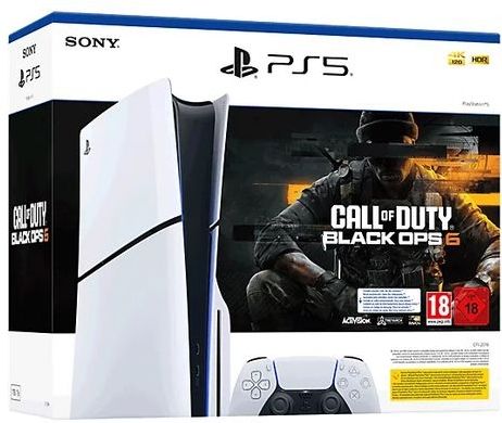 Sony PlayStation 5 Slim - Call of Duty: Black Ops 6 Bundle 1,02 TB Wifi Zwart, Wit