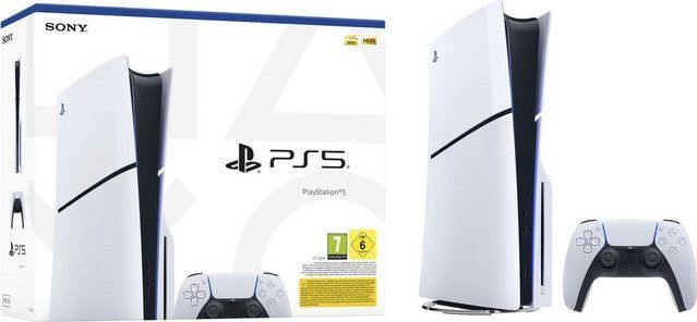 0 Sony Playstation 5 Slim Disc-Edition D-Chassis weiß