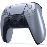 PlayStation Sony, Manette sans fil DualSense 5, Batterie rechargeable, Bluetooth, Compatible PS5 et PC, couleur sterling silver grise