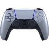 PlayStation Sony, Manette sans fil DualSense 5, Batterie rechargeable, Bluetooth, Compatible PS5 et PC, couleur sterling silver grise