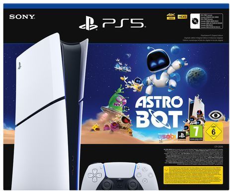 PlayStation 5 - Digital Edition - Astro Bot Bundel - 1TB SSD