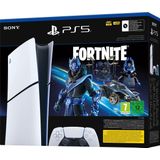 Sony Playstation 5 Slim Digital-Edition Fortnite Cobalt Star Bundle, weiß