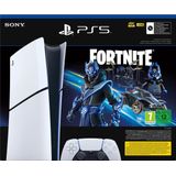 Sony Playstation 5 Slim Digital-Edition Fortnite Cobalt Star Bundle, weiß