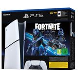Sony Playstation 5 Slim Digital-Edition Fortnite Cobalt Star Bundle, weiß