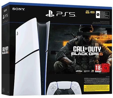 Playstation - Digital Slim Edition - Spelconsole - Inclusief Dualsense Controller en Call Of Duty Black Ops 6