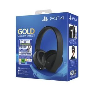 Sony - Gold Wireless Stereo Headset - Zwart - Fortnite Neo Versa Bundle