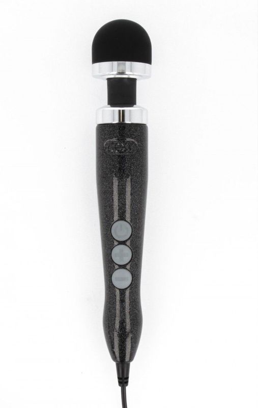 Zwarte Aluminium Number 3 Wandvibrator van Doxy
