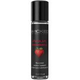 Wicked Aqua Flavored glijmiddel met een smaakje Strawberry 30 ml