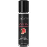 Wicked - Aqua glijmiddel watermeloen smaak 30 ml  - 30ml