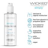 Wicked - Simply Timeless Aqua - Glijmiddel op waterbasis - 120 ml