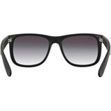 Ray-Ban Justin Rb4165 601/8G - vierkant zonnebrillen, unisex, zwart