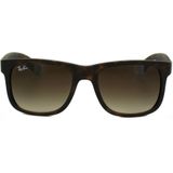 Ray-Ban Zonnebril  Justin 4165 710/13 Rubber Licht Havana Bruin Verloop 51mm | Sunglasses