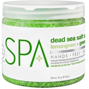 BCL SPA Dead Sea Salt Soak 454gr Lemongrass + Green Tea