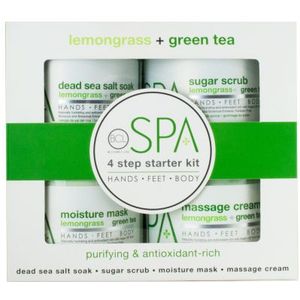 BCL SPA 4 Step Starter Kit Lemongrass + Green Tea