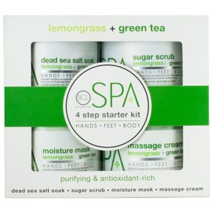 BCL SPA 4-Step Starter Kit XL – Lemongrass & Green Tea (Manicure & Pedicure)