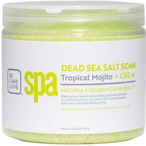 BCL SPA Dead Sea Salt Soak 454gr Tropical Mojito + CBD